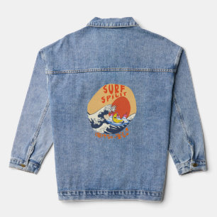 Chaqueta Vaquera Ola japonesa Mikitiez verano surf animemanga