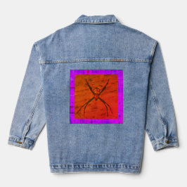 Chaqueta Vaquera Orb Weaver/Cry Here Purple, Denim Jacket