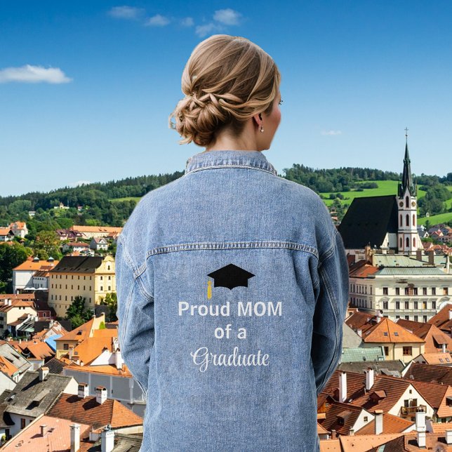 Chaqueta Vaquera Orgullosa madre de un graduado (Subido por el creador)
