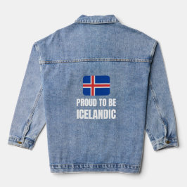 Chaqueta Vaquera Orgulloso de ser islandés