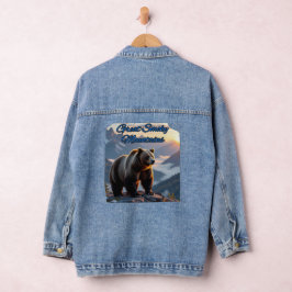 Chaqueta Vaquera Oso Negro de las Grandes Montañas Humeantes