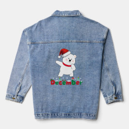 Chaqueta Vaquera Oso polar sintiéndose alegre.