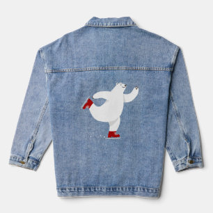 Chaqueta Vaquera Oso polar sobre hielo