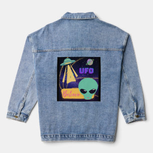 Chaqueta Vaquera ovni, creer extraterrestre