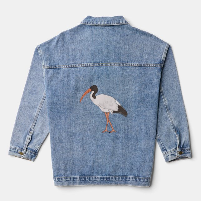 Chaqueta Vaquera Pájaro Ibis Bin Chicken (Reverso )