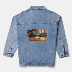 Chaqueta Vaquera Pájaro Mensajero Real – Carta del Príncipe Encanta