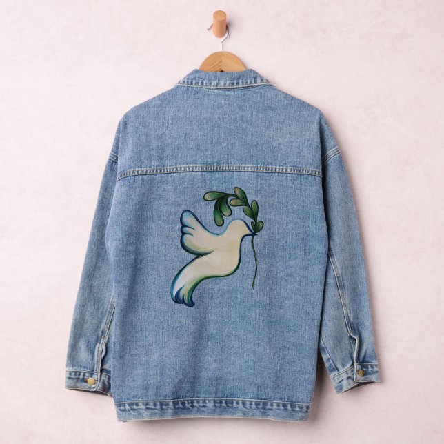 Chaqueta Vaquera Paloma de esperanza (Hangar)
