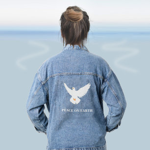 Chaqueta Vaquera Paloma de la Paz en la Tierra