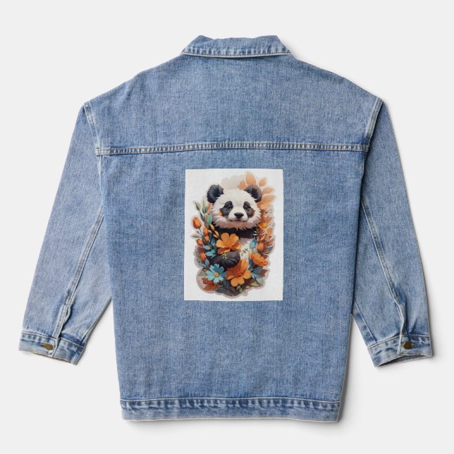Chaqueta Vaquera Panda Bear (Reverso )