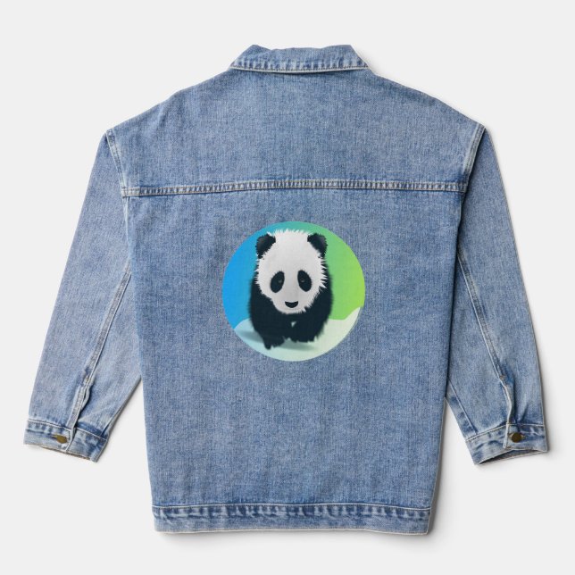 Chaqueta Vaquera Panda Bear (Reverso )