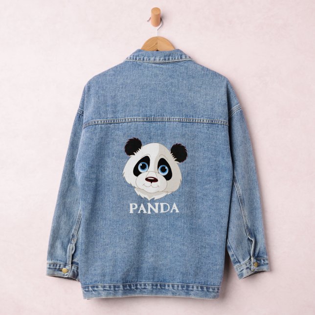 Chaqueta Vaquera Panda Bear Design Denim Jacket (Hangar)