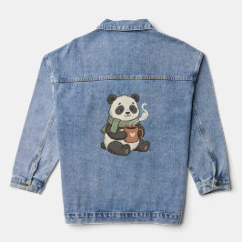 Chaqueta Vaquera Panda Mignon - Illustration Animal Café