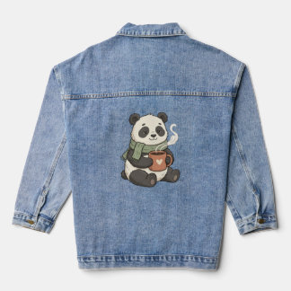 Chaqueta Vaquera Panda Mignon - Illustration Animal Café