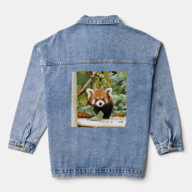 Chaqueta Vaquera Panda rojo (Reverso )