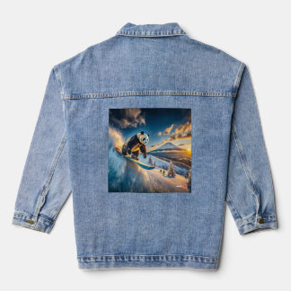 Chaqueta Vaquera Panda Snowboard Design de Rich AMeN Gill