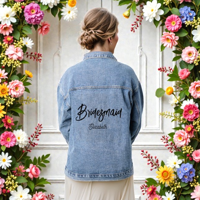 Chaqueta vaquera para despedida de soltera, boda,  (Subido por el creador)