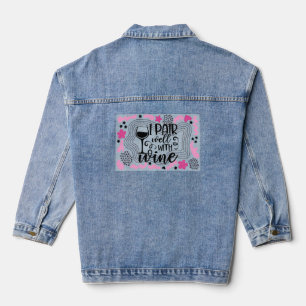 Chaqueta Vaquera Parar Bien Con Wine Denim Jean Jacket