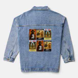 Chaqueta Vaquera Parodia de cartel de película western