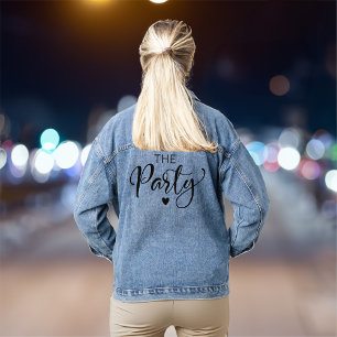 Chaqueta Vaquera Partido Cute Bachelorette