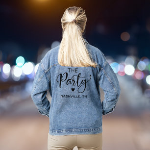 Chaqueta Vaquera Partido Cute Nashville Bachelorette