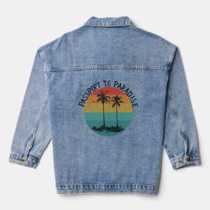 Chaqueta Vaquera Pasaporte a Paradise Hoodie