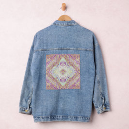 Chaqueta Vaquera Patrón de Flor de la Vida