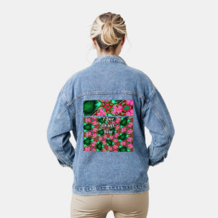 Chaqueta Vaquera Patrón de Rosa del desierto