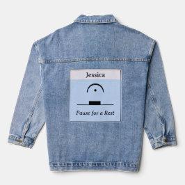 Chaqueta Vaquera Pausa Musical Personalizada Humorístico Música Chi