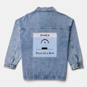 Chaqueta Vaquera Pausa Musical Personalizada Humorístico Música Chi