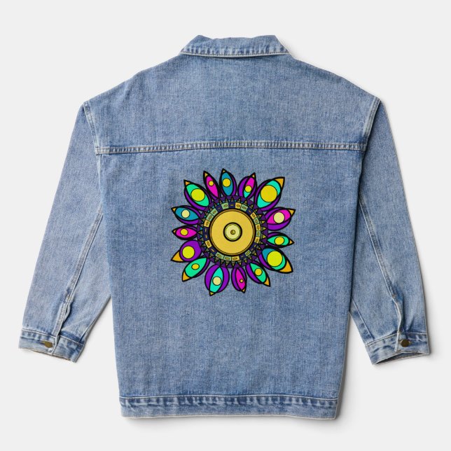 CHAQUETA VAQUERA PEACOCK MANDALA (Reverso )