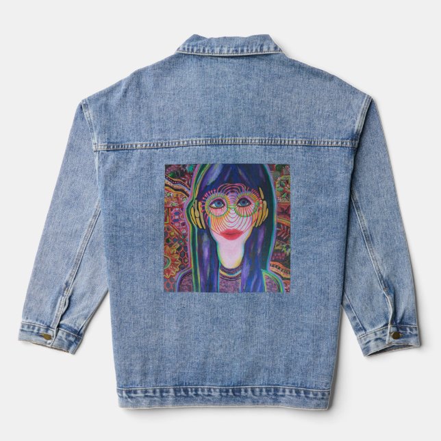 Chaqueta Vaquera Pegatina (Reverso )
