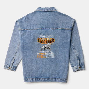 Chaqueta Vaquera Pelo de perro Pitbull Brillo Perro Divertido
