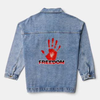 Chaqueta Vaquera Pequeña mano de libertad