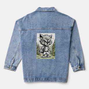 Chaqueta Vaquera Pequeño amigo hombre lobo