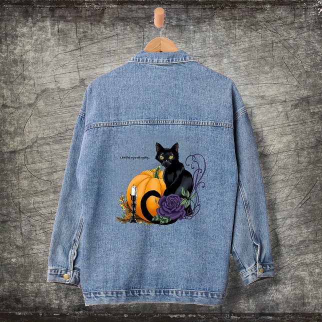Chaqueta Vaquera Pequeño gato negro (Subido por el creador)