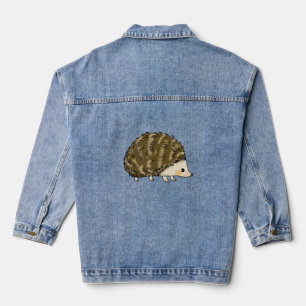 Chaqueta Vaquera pequeño y lindo hedgehog