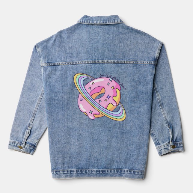 Chaqueta Vaquera Pero, ¿Es Gratis? Donar (Reverso )