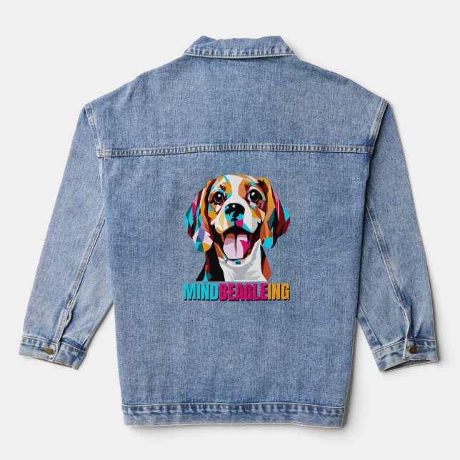 Chaqueta Vaquera Perro Beagle Mindbeagleing (Reverso )