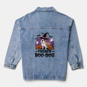 Chaqueta Vaquera Perro boo francés - el cachorro más espeluznante