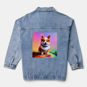 Chaqueta Vaquera Perro Corgi De Cachorro Cúpido-36475