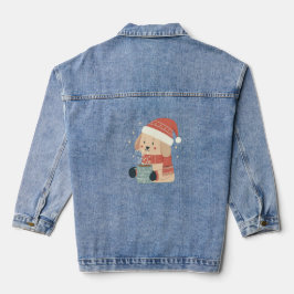 Chaqueta Vaquera Perro de Navidad lindo - Moda de mujer  Ropa  