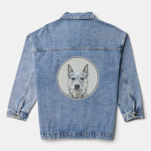 Chaqueta Vaquera Perro Ganadero Australiano - Arte Original de Perr