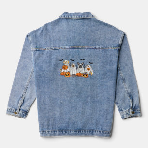 Chaqueta Vaquera Perros con disfraces fantasma - Camiseta clásica d