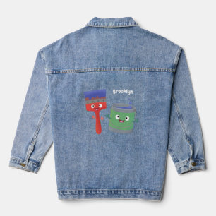 Chaqueta Vaquera Personajes de pincel y dibujos animados