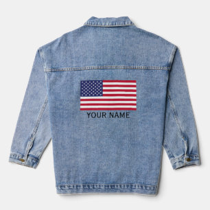 Chaqueta Vaquera Personaliza con tu nombre EE. UU. Estados Unidos