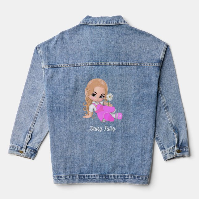 Chaqueta Vaquera Personalizado Daisy Fairy (Reverso )