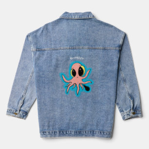 Chaqueta Vaquera Personalizado de pulpo para bebés, dulce y descara