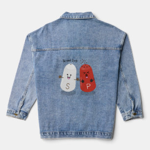 Chaqueta Vaquera Personalizado de salinas y batidores de pimienta d
