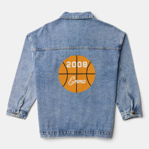 Chaqueta Vaquera Personalizado del baloncesto
