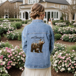 Chaqueta Vaquera Personalizado Momma Bear